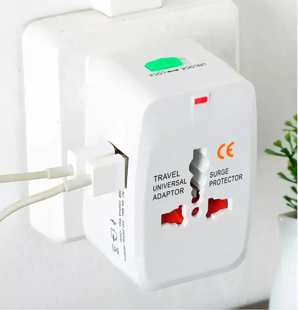 Convertidor, Adaptador Universal Con Puerto De Usb