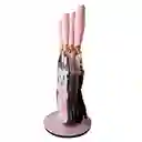Set De Cuchillos Base Giratoria De Pinguina