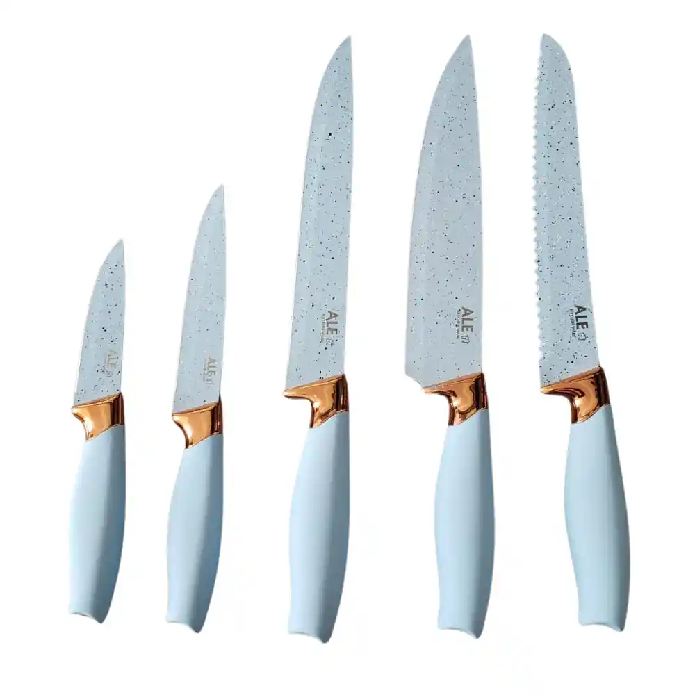 Set De Cuchillos Base Giratoria De Conejo