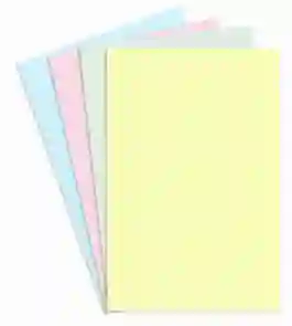 Paquete De Cartulina Colores Pasteles 1/8 - X10