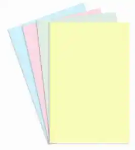 Paquete De Cartulina Colores Pasteles 1/8 - X10