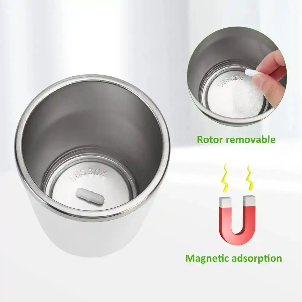 Vaso Mug Mezclador Magnetico 380 Ml
