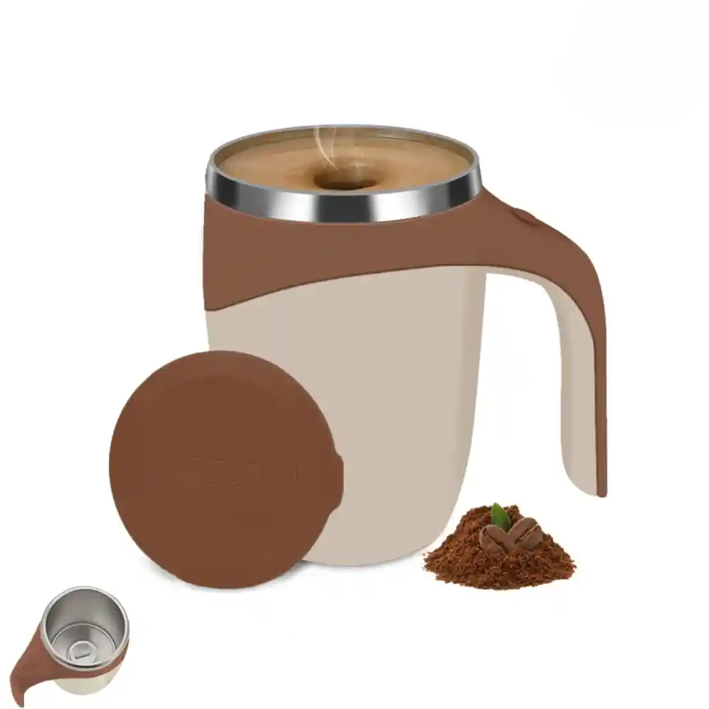 Vaso Mug Mezclador Magnetico 380 Ml