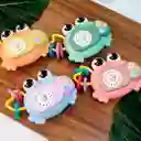 Cámara De Cangrejo Rosa Con Proyector, Sonajero Interactivo Con Melodías, Con Rascaencias De Silicona Suave, Material Resistente A Caídas