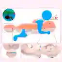 Flotador Inflable Rosa Para Bebé Con Protector Solar, Con Arnés De Seguridad, Diseño Antivuelco, Ergonómico En Posición De Nado De De 40°