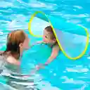 Flotador Inflable Rosa Para Bebé Con Protector Solar, Con Arnés De Seguridad, Diseño Antivuelco, Ergonómico En Posición De Nado De De 40°