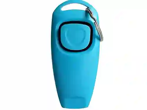 Clicker + Silbato 2 En 1 Para Entrenamiento De Perro/mascotas Azul