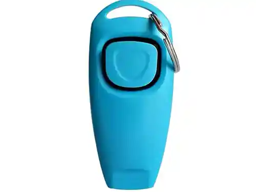 Clicker + Silbato 2 En 1 Para Entrenamiento De Perro/mascotas Azul