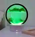 Reloj De Arena Verde Decorativo Con Luz Adorno Casa Mesa Relajante