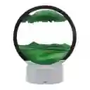Reloj De Arena Verde Decorativo Con Luz Adorno Casa Mesa Relajante