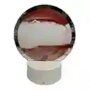 Reloj De Arena Rojo Decorativo Con Luz Adorno Casa Mesa Relajante