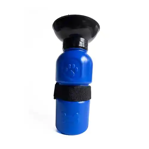 Bebedero Portátil Para Perro/mascotas – 500 Ml - Azul