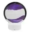 Reloj De Arena Lila Decorativo Con Luz Adorno Casa Mesa Relajante