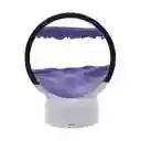 Reloj De Arena Lila Decorativo Con Luz Adorno Casa Mesa Relajante