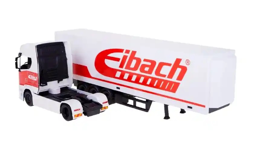 Camión A Escala Con Trailer Escala 1/43 Eibach Bburago