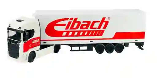 Camión A Escala Con Trailer Escala 1/43 Eibach Bburago