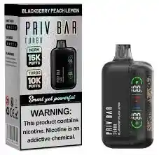 Priv Bar Turbo Black Berry Pech Lemon 15k/10k Puff - 5% Nicotina