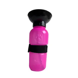 Bebedero Portátil Para Perro/mascotas – 500 Ml - Rosado