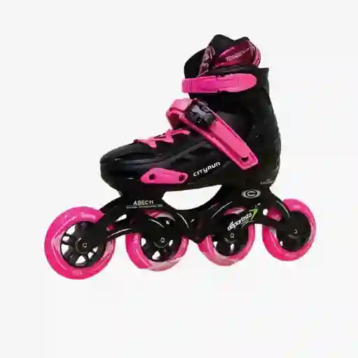 Patines El Deportista Go Rolling Reflex Negro-fucsia 36-39
