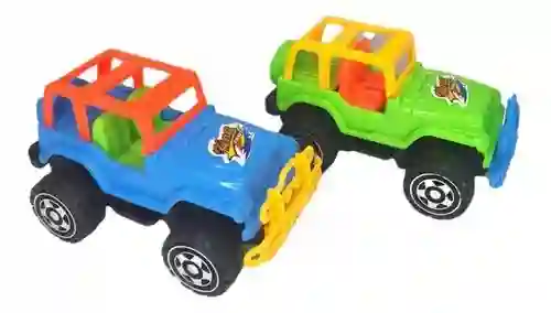 Carros Armable X 4 Jeep Juguete Niños Colores Todoterreno Educativo Lego