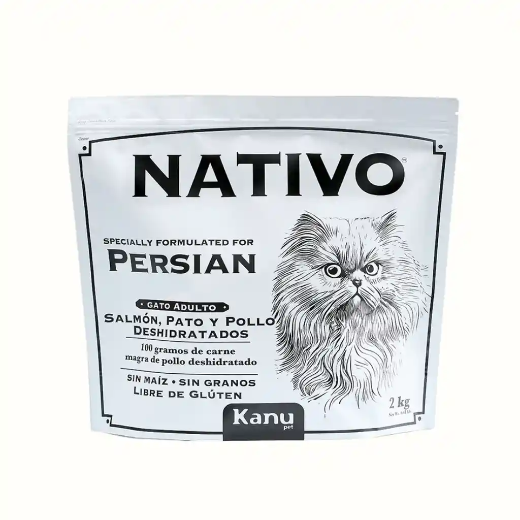 Alimento Nativo Persian Kanu Pet Para Gato Adulto