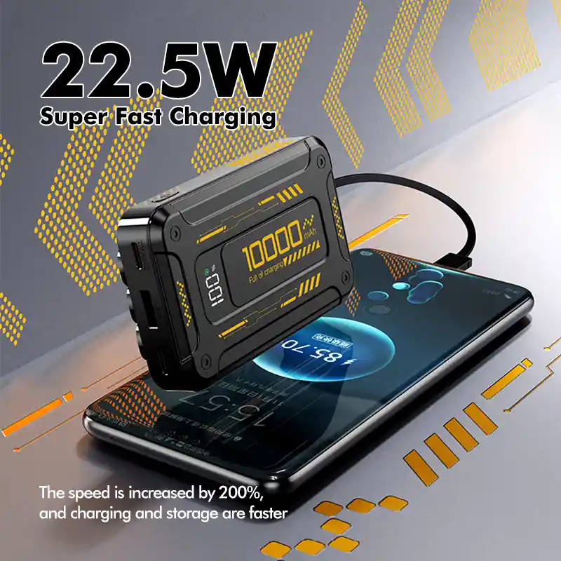 Power Bank 10.000 Reales Carga Turbo / Bateria Externa Celular