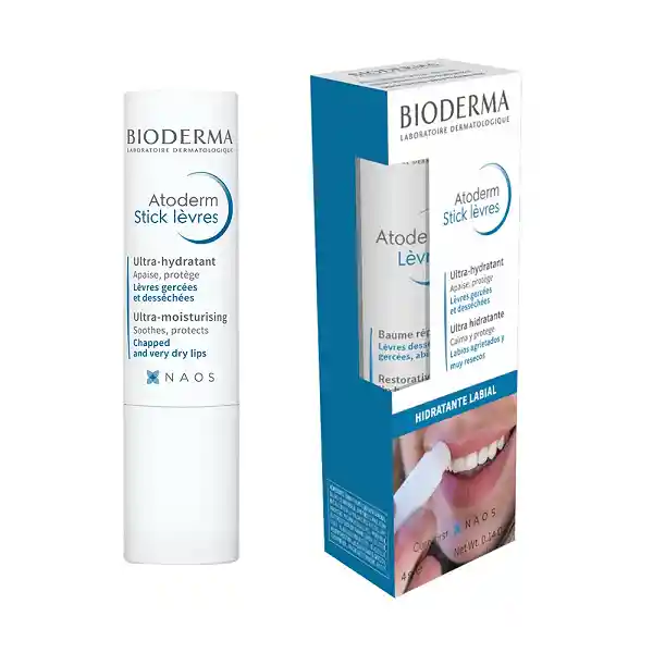 Hidratante Labial Bioderma Atoderm Stick Lèvres