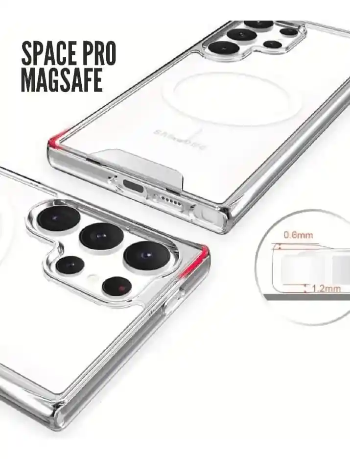Estuche Para Samsung Galaxy S25 Ultra Magsafe En Clear