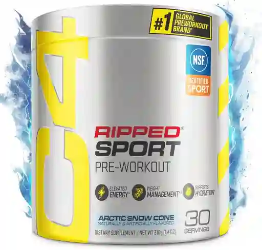 C4 Ripped Sport Pre Entreno Snow Cone 30 Servicios