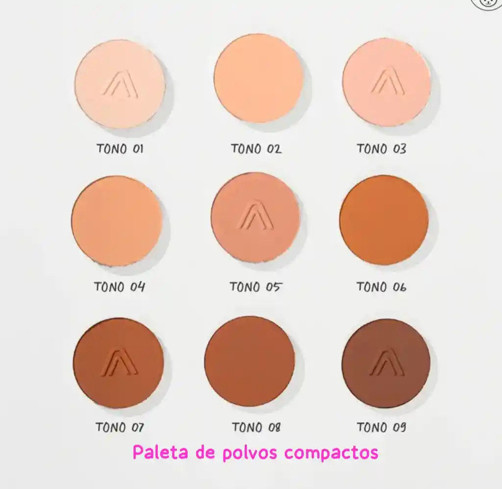 Paleta De Polvos Compactos Atenea