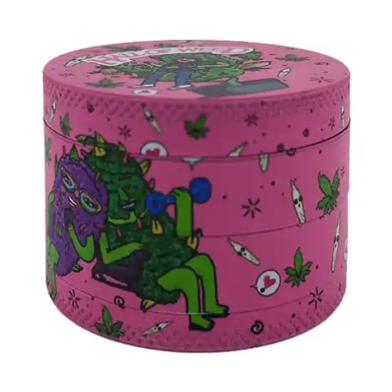 Grinder Rascador Metálico Con Estampado De 3 Pisos