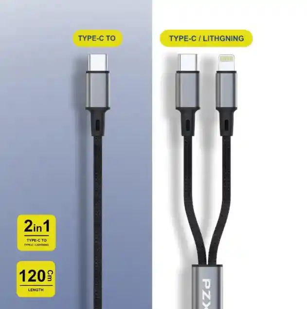 Cable Pulpo A Tipo C / Iphone Pzx V139