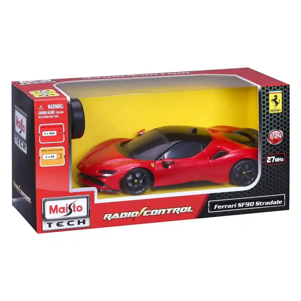 Carro A Control Remoto Ferrari Sf90 Stradale Maisto Original