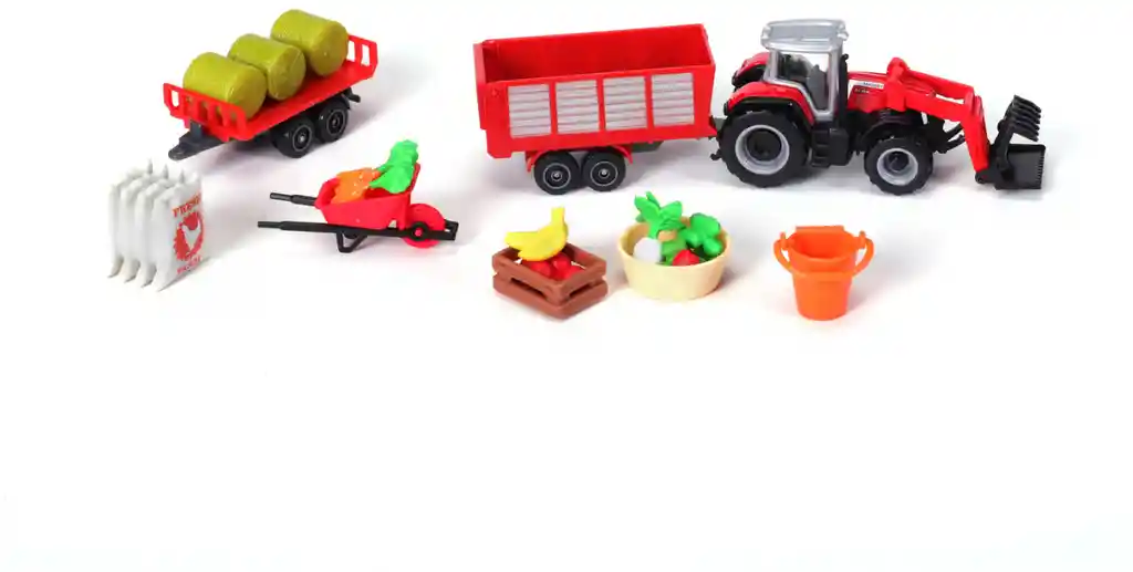 Set De Granja Y Maquinas De Trabajo Diecast Maisto Original