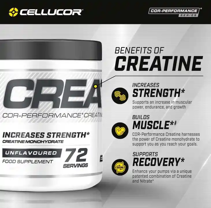 Creatina Monohidratada Cellucor 72 Servicios