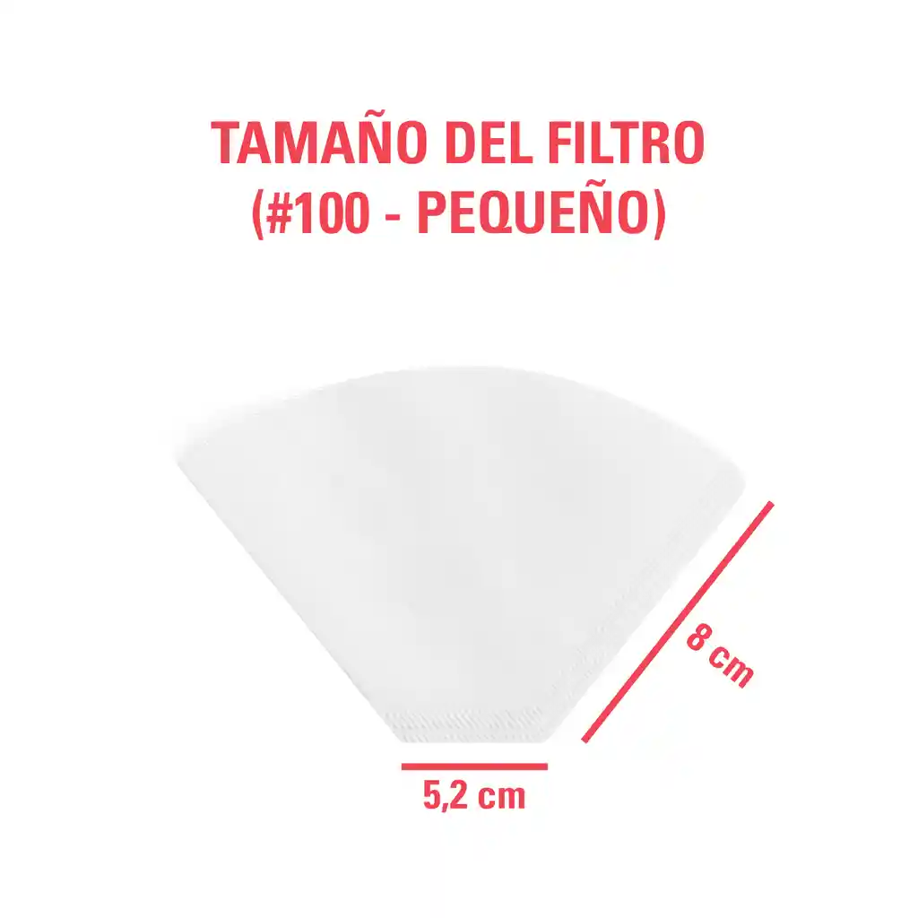 Filtros Melitta Tamaño #100 (180 Unidades)