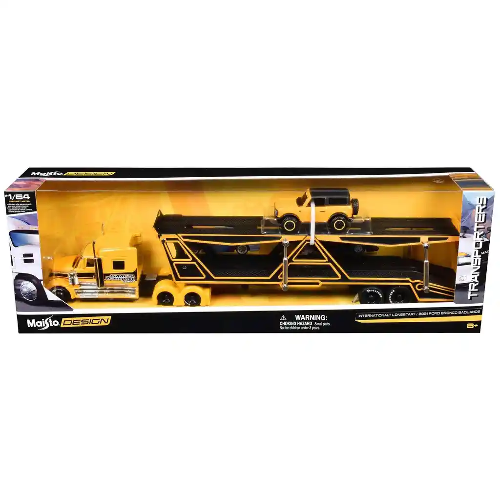 Camión A Escala Niñera Ford Bronco 1/64 Maisto Original