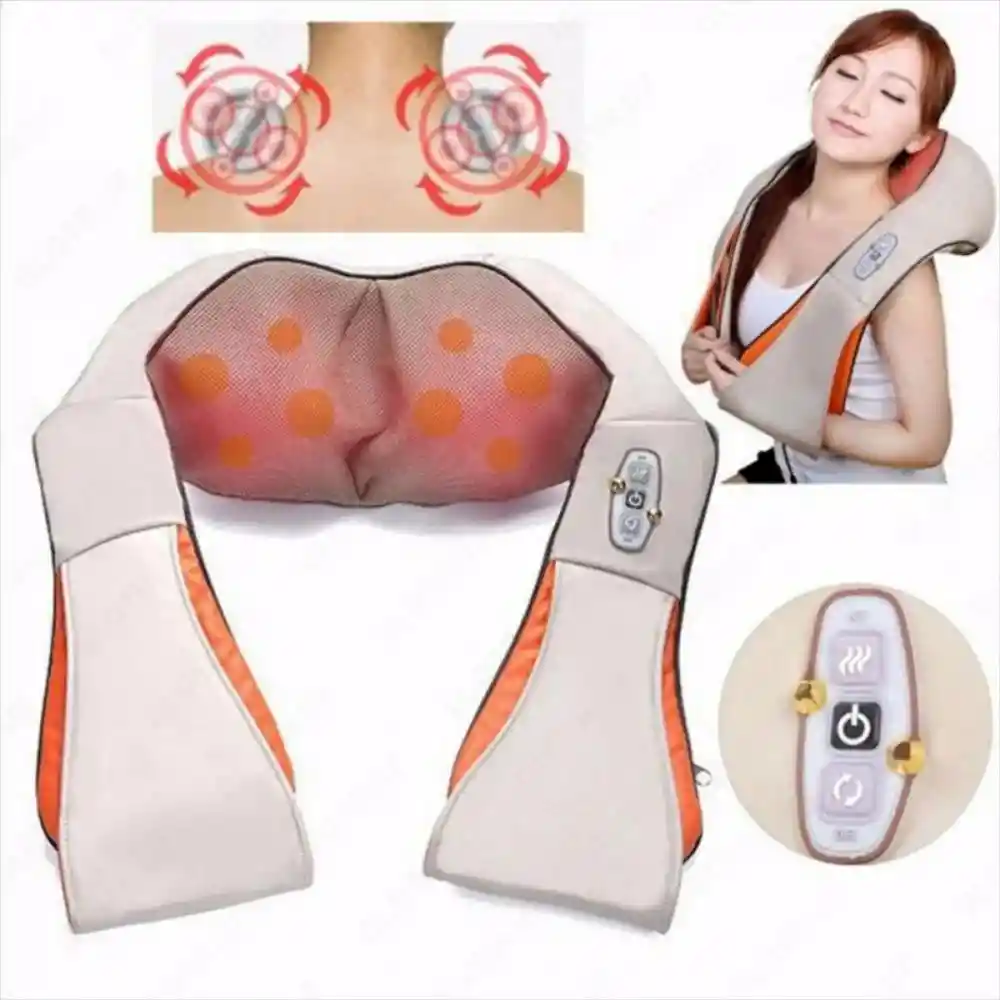 Masajeador Eléctrico Para Cuello, Hombros, Espalda Y Cintura