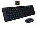 Logitech Mk220 Combo Inalámbrico: Teclado Compacto Y Mouse