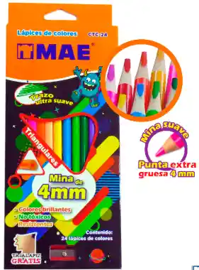 Colores Triangulares Mae 4mm