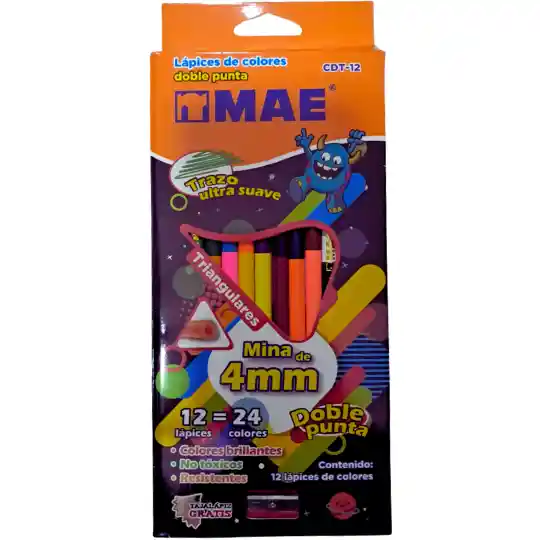 Colores Mae Triangulares Doble Punta