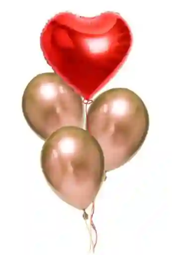 Bouquet Globos Con Helio