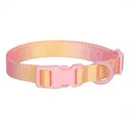 Collar Para Perro - Gradient Rosado Amarillo - Talla M