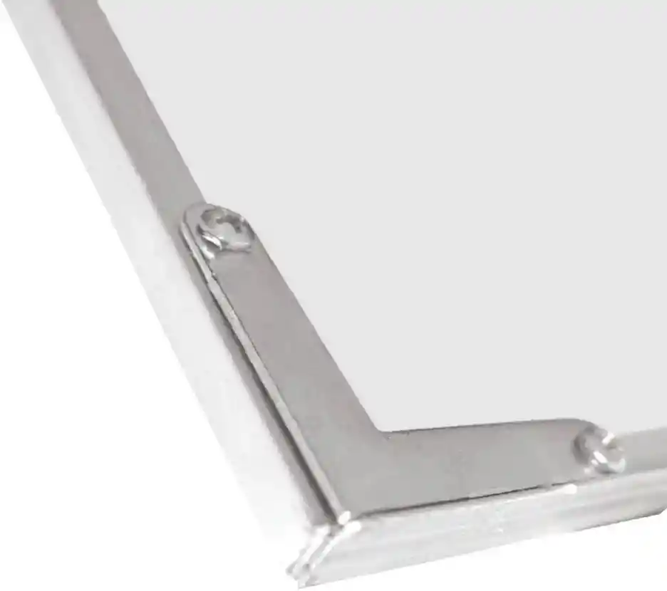 Tablero Borrable Cuadriculado Acrílico 60x40 Cm + Accesorios Marco En Aluminio