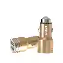 Cargador Para Carro 12v/24v 3.1a Aluminio Pzx C906