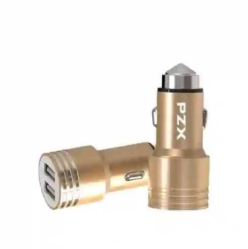 Cargador Para Carro 12v/24v 3.1a Aluminio Pzx C906