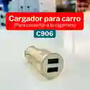 Cargador Para Carro 12v/24v 3.1a Aluminio Pzx C906