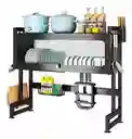 Platero Organizador De Platos Loza Con Tapa Escurridor