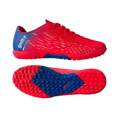 Zapatilla Fútbol Turf Pro Golty New Future Adulto Rojo/azul Talla 10