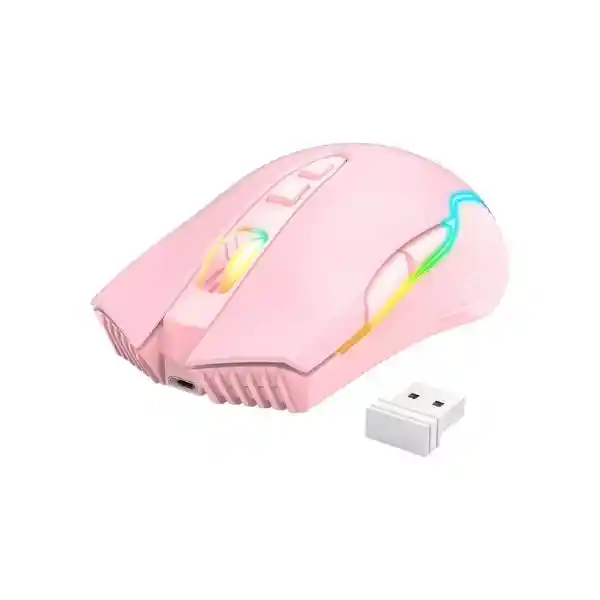 Mouse Onikuma Inalámbrico Recargable Rosa Cw905